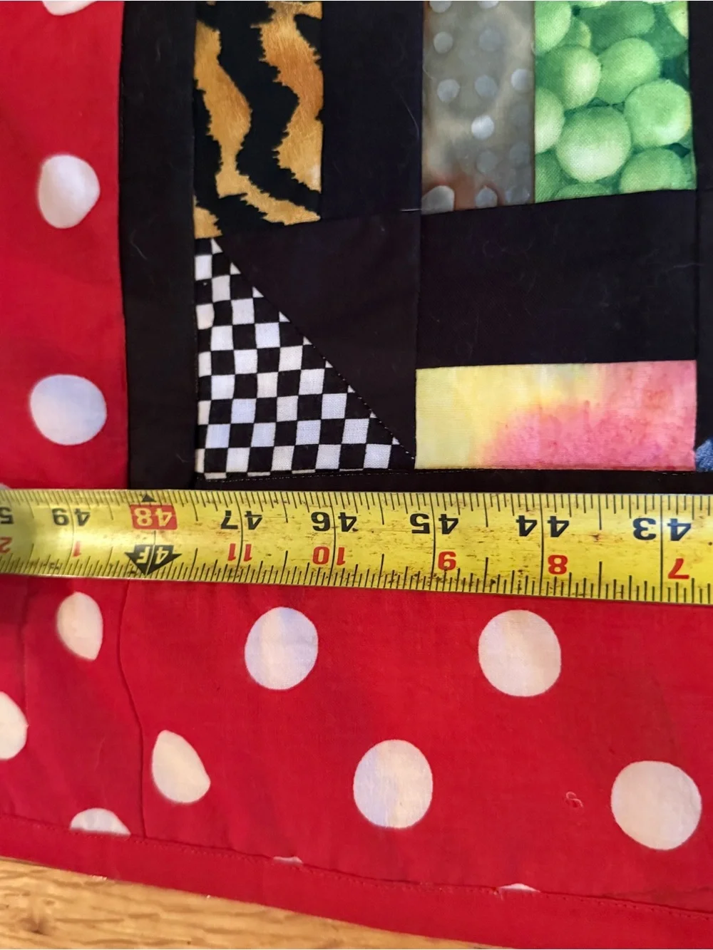 Vintage Granny Core Handmade 38x51” patchwork lap or throw Quilt